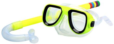 Kid 'S Duikbril Met Snorkel Kinderen Zwemmen Duikbril Watersport Duiken Snorkelen Zwemmen Duiken Masker Fluorescence-04