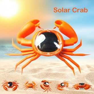 Kid Solar Energy Powered Mini Kit Novelty Power Crab Educational Gadget Toy Red Kids Assembled Energy Science Toys#P30