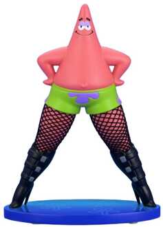 Kidrobot SpongeBob SquarePants Goofy Goober Rock Art Figure Patrick Star in Fishnets 15 cm