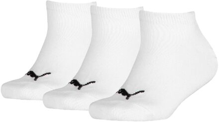 Kids 3-Pack Sneaker Sokken Invisible Wit - 23-26