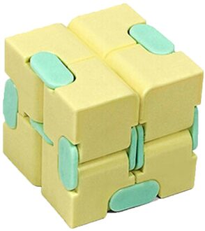 Kids Adult Stress Infinity Magic Fidget Speelgoed Decompressie Speelgoed Grappig Hand Spel Vier Hoek Doolhof Speelgoed Vierkante Puzzel Speelgoed