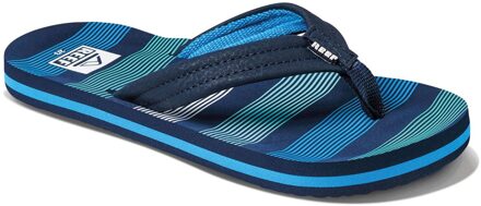 Kids Ahi Slippers Junior donker blauw - blauw - groen - 32