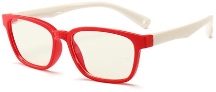 Kids Anti-Blauw Licht Optische Glazen Vlakte Spiegel Bril Brillen Frame Buigbare Siliconen Flexibele Veilig Brillen HB