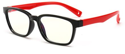 Kids Anti-Blauw Licht Optische Glazen Vlakte Spiegel Bril Brillen Frame Buigbare Siliconen Flexibele Veilig Brillen HH