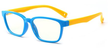 Kids Anti-Blauw Licht Optische Glazen Vlakte Spiegel Bril Brillen Frame Buigbare Siliconen Flexibele Veilig Brillen LH