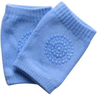 Kids Baby Antislip Kruipen Elleboog Zuigelingen 0-24M Peuters Knee Pads Protector Veiligheid Kneepad Been Warmer Ondersteuning baby Accessoriess blauw