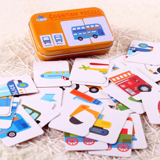 kids Baby Cognitive Cards Montessori Materials Fun English Word Pocket Flash Card Early educational toys Baby Training Cards