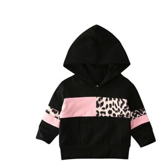 Kids Baby Girl Kleding Hooded Sweatshirt Top Leopard Hoodies T-shirt Kleding 4T