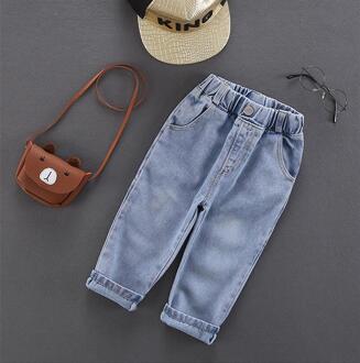 Kids Baby Jongens Kinderen Elastische Taille Broek Broek Broek Denim Jeans Kleding Voor Baby Jongens & Meisjes 2-6years 6T