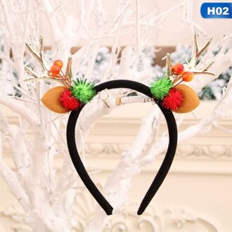 Kids Baby Meisje Candy Haarspeld Baby Haar Clip Leuke Gewei Xmas Kerst Haarspeldjes Party Decor Rood/Gouden/bronskleur H02