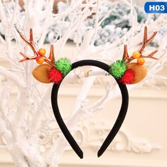 Kids Baby Meisje Candy Haarspeld Baby Haar Clip Leuke Gewei Xmas Kerst Haarspeldjes Party Decor Rood/Gouden/bronskleur H03