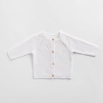 Kids Baby Meisjes Knit Cardiganwinter Warm Lange Mouwen O-hals Button Up Vest Trui Uitloper 12m