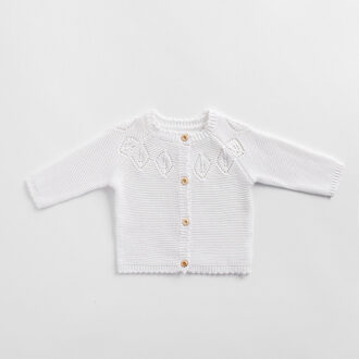 Kids Baby Meisjes Knit Cardiganwinter Warm Lange Mouwen O-hals Button Up Vest Trui Uitloper 6m