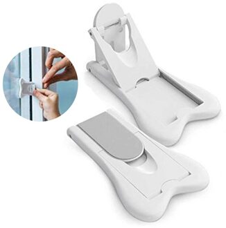 Kids Baby Veiligheid Deurslot Baby Abs Anti-Snuifje Beveiliging Deurslot Moving Window Security Lock Plastic Baby Care 01 2stk