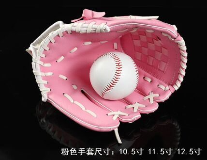 Kids Baseball Handschoen Lederen Mannen Linkerhand Accessoires Baseball Handschoen Training Apparatuur Guante Beisbol Baseball Pitching Bruin / l