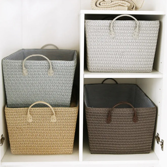 Kids Bathroom Dirty Laundry Basket Organizer Basket Game Room Wardrobe Toy Storage Pouch with Double Handle