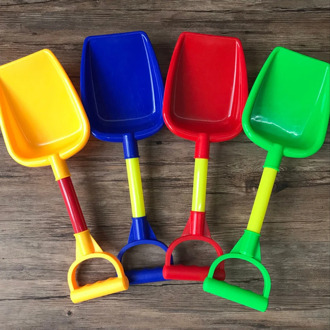 Kids Beach Toy Sand Shovel Spade Short Handle Landscape Cultivator Gardening Tool Colors Random Children Plastic Shovel