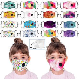 Kids Boys Girl Cotton Facemasker Scarf washable Cartoon Cartoon Maskes Bandage Carbon Facemaskswashable And Reusable Maskee 2020