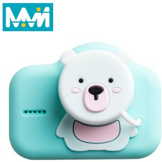Kids Camera 20MP Hd Kinderen Digitale Camera Leuke Cartoon Camera Kinderen Speelgoed Voor Jongens Meisjes Outdoor Camera polair beer