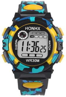 Kids Child Boy Girl Multifunction Waterproof Sports Electronic Watch Watches Fashion Electronic Wristwatch Stop Watches Hot &50