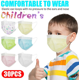 Kids Children's Disposable Face Masks Protective Child Mask 3-Layer Filtration mask Child mask Replaceable mask Маска