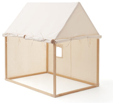Kids Concept Speelhuisje Met Canvas Tent Wit