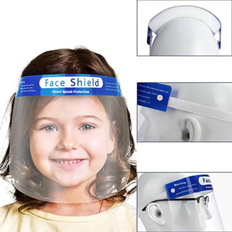 Kids Facemasks Child Shield Protector Maske Baby Girls Boys Headwear Hair Accessories Face Protection