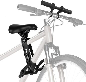 Kids Fietszadel Comfortabele Pu Lederen Fietszadel Kids Mountainbike Seat Road Mtb Fiets Seat Voor Kinderen zwart Seat-Handlebar