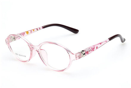 Kids Frames Brillen Optische Brillen Ronde Bril Voor Kinderen Jongens Meisjes Recept Lens Óculos Infantil Tr 8801 C3 roze