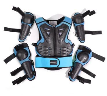 Kids Full Body Armor Beschermende Kleding Elleboog Knie Bescherming Pads Voor Motorcross 2