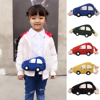 Kids Girls Canvas Shoulder Bag Cute Mini Car Shape Messenger Hand Bags Gifts 2020 New Design Girls Bag Purses Bolsas