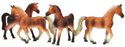 Kids Globe 4 stuks - Speelfigurenset: schaal 1:32