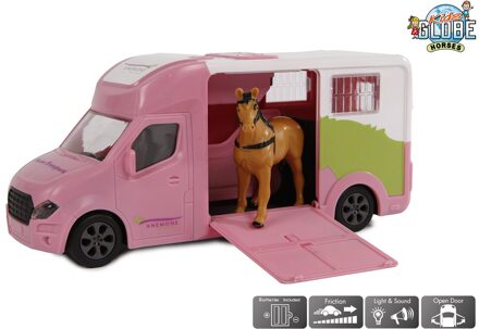 Kids Globe Anemone paardentruck met licht en geluid Wit