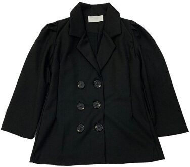 Kids Goede Trenchcoats Herfst England Stijl Double-Breasted Windjack Jassen Kinderen Tops Ws995 zwart / 4T