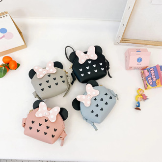 Kids Handbag Children PU Leather Wallet Messenger Bag Cute Cartoon Baby Girls Cute Shoulder Bags gift