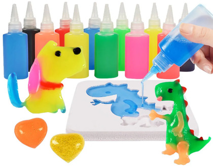 Kids Handmade DIY Craft Painting Stickers Toys Montessori Education Origami Magic Water Elves Kit Set Toys for Children Z0707