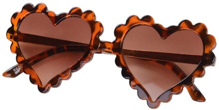 Kids Hoofddeksels Peuter Hartvormige Zonnebril Leuke Mode Uv-bescherming Zon Glas Voor Childrens Jongens Meisjes Strand