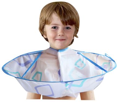 Kids Jongen Haar Knippen Cape Gown Kapper Kapper Schort Kappers Kinderen Hair Cut Mantel Paraplu Cape Protecter L3 Blauw