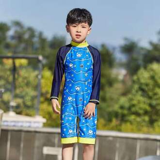 Kids Jongens Een Stuk Lange Mouwen Badpak Badpak Voor Kinderkleding Rash Guards Surf Kleding Xl