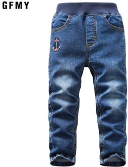 Kids Jongens Jeans Lente Kleding Kinderen Denim Lange Broek Baby Boy Casual Broek Stertch Jeans Fit Hoogte 110-150 cm 10T