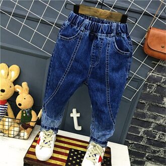 Kids Jongens Lente Herfst Jeans Kindje Denim Blauw Gradiënt Kleur Alle Matched Broek Baby Mode Kleding Kinderen Kleding 2-7T 3T