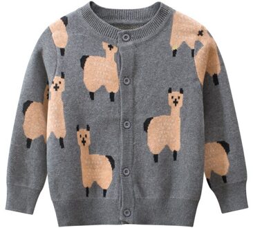 Kids Jongens Truien Cartoon Afdrukken Trui Mode 0-Hals Lange Mouw Kinderen Truien Herfst Bovenkleding Peuter Gebreide Kleding 7T