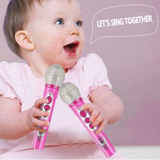 Kids Karaoke Machine Met 2 Microfoons Verstelbare Stand Muziek Spelen Speelgoed Set Jouet Enfant Otamatone Instrumento Muzikale Jouet