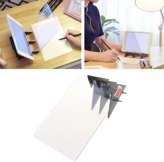 Kids LED Projectie Optische Tekentafel Projector Schilderen Tracing Board Schets Spiegelende Reflectie Dimmen Bracket Holder #10