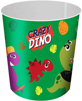 Kids Licensing Dinosaurus prullenbak/papiermand - kunststof - 21,5 x 21 cm