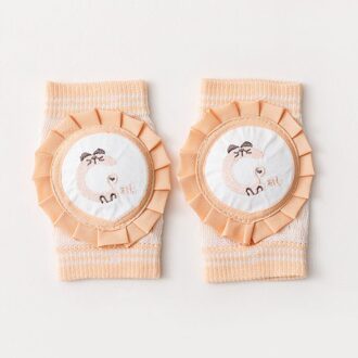 Kids Meisjes Jongens Kruipen Elleboog Cartoon Brief Baby Knee Pads Protector Veiligheid Mesh Kneepad Been Warmer 0-3y Gebreide Elastische Sokken 03