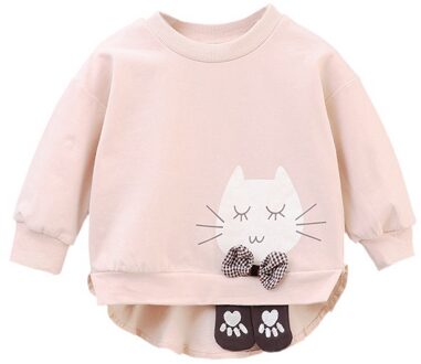Kids Meisjes Lente Herfst Sweatshirt Mode Casual Kleding Baby Meisje Cartoon Printing Lange Mouwen Blouse Kids Sweatshirts M / 12m