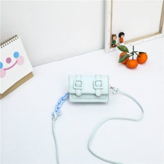 Kids Mini Bag Leuke Candy Kleur Portemonnees En Handtassen Voor Meisjes Kleine Coin Pouch Meisje Clutch Purse groen