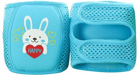 Kids Non Slip Kruipen Elleboog Zuigelingen Peuters Knee Pads Protector Veiligheid Mesh Kneepad Been Warmer Kinderen Kussen Legging blauw
