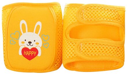 Kids Non Slip Kruipen Elleboog Zuigelingen Peuters Knee Pads Protector Veiligheid Mesh Kneepad Been Warmer Kinderen Kussen Legging geel